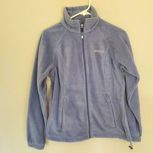 Columbia periwinkle blue polar fleece jacket S